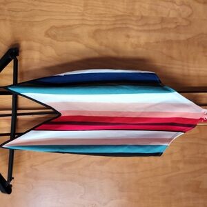 Colorful Striped Sleeveless Top